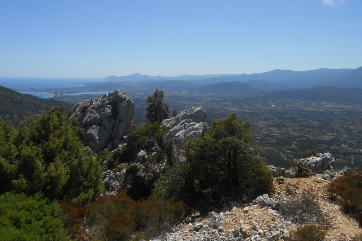 View from Baunei