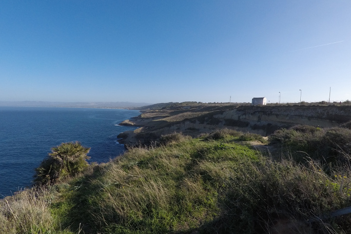 Church and cliffs of Balai Lontano