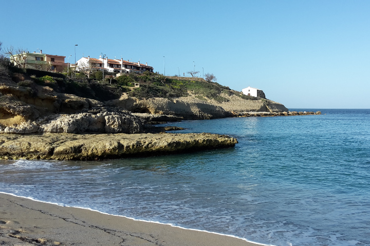 Beach and Church of Balai Vicino