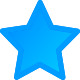 1 blue star