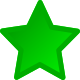 1 green star