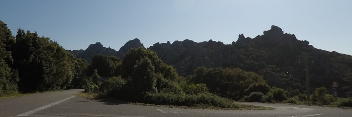 Sur la route panoramique d'Aggius