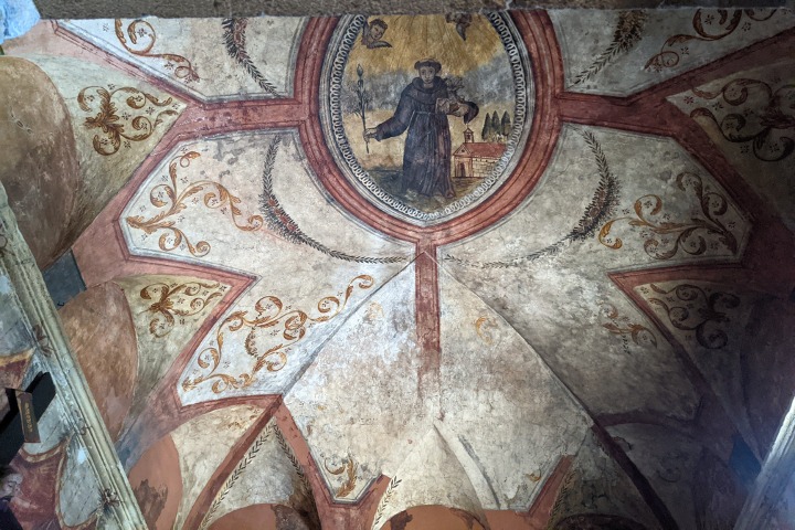 Fresco of the saint