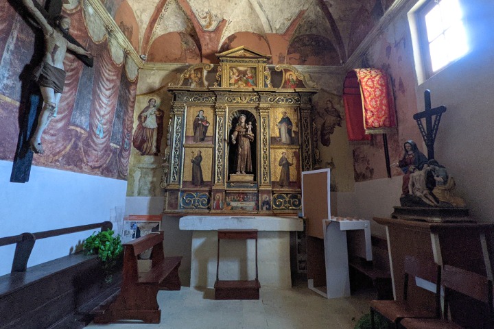 Wooden altar