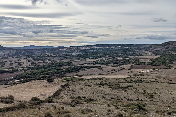 Anglona hills and Nulvi