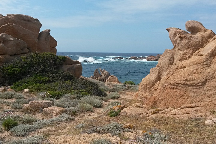 Reddish rocks