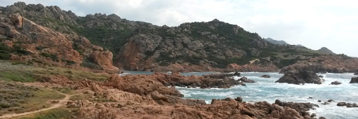 Red rocks in northern Sardinia