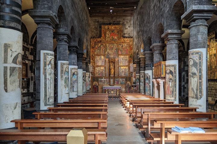 Frescoes in the basilica