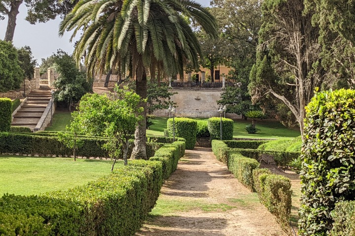 Paths in the gardens