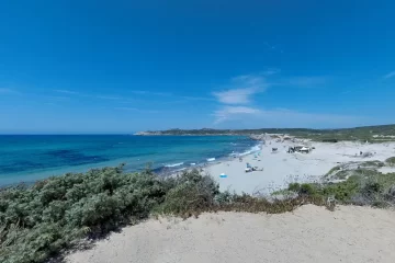Rena Majore beach, panorama