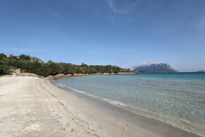 View of Tavolara from Porto Istana