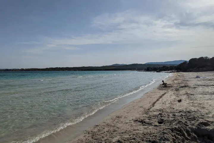 Sand and sea of Porto Istana