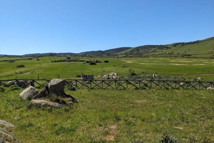 Green plains and hills