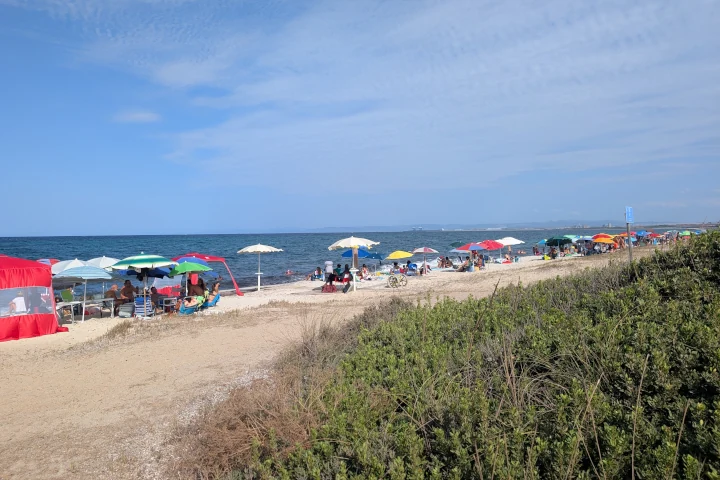Parasols sur la plage